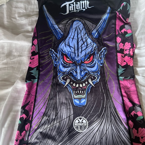 Graphic Long Sleeve BJJ Rash Guard - Picture 2 of 3